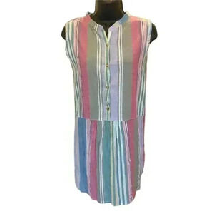 THE ODELLS Girl’s Multicolored Striped Dress - size Large